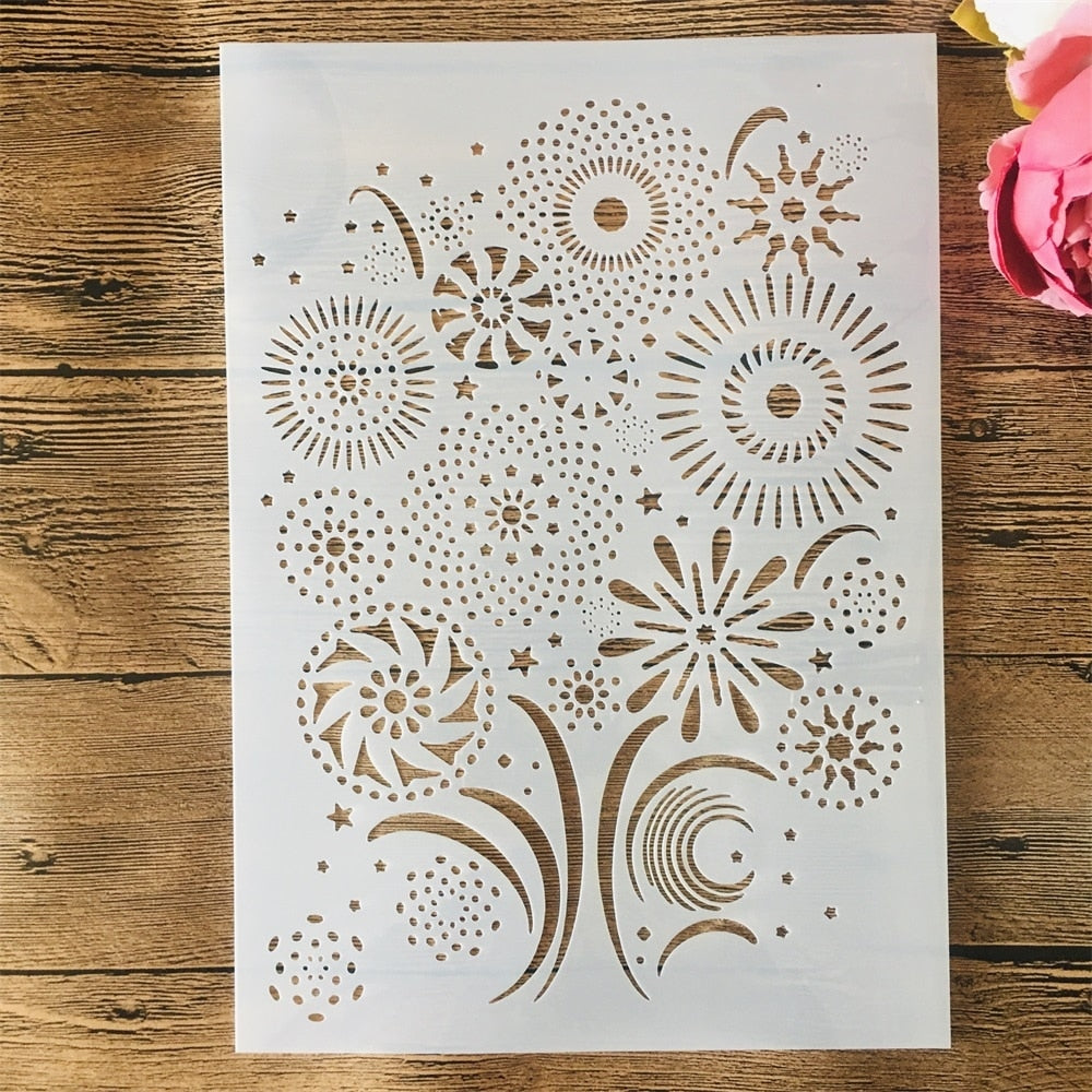 parties and flowers - 8pcs/a4 29cm