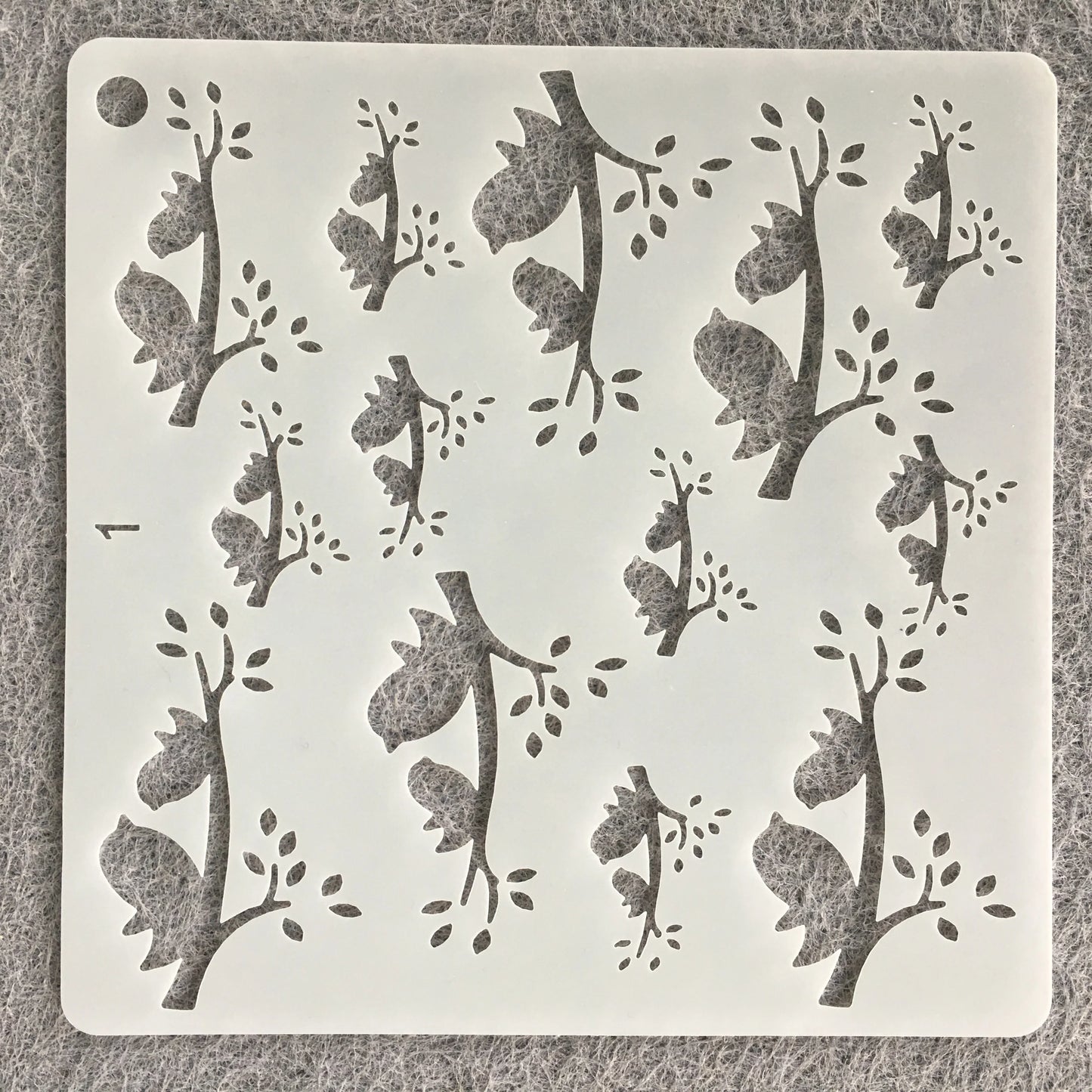 16Pcs/Set 15cm Birds Swallow Tree Stencils