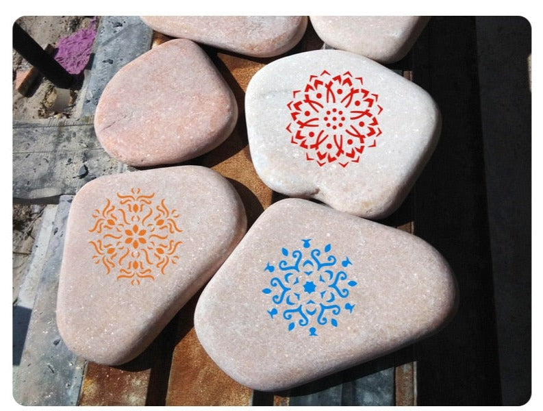 16pcs/set 15x15cm flowers mandalas