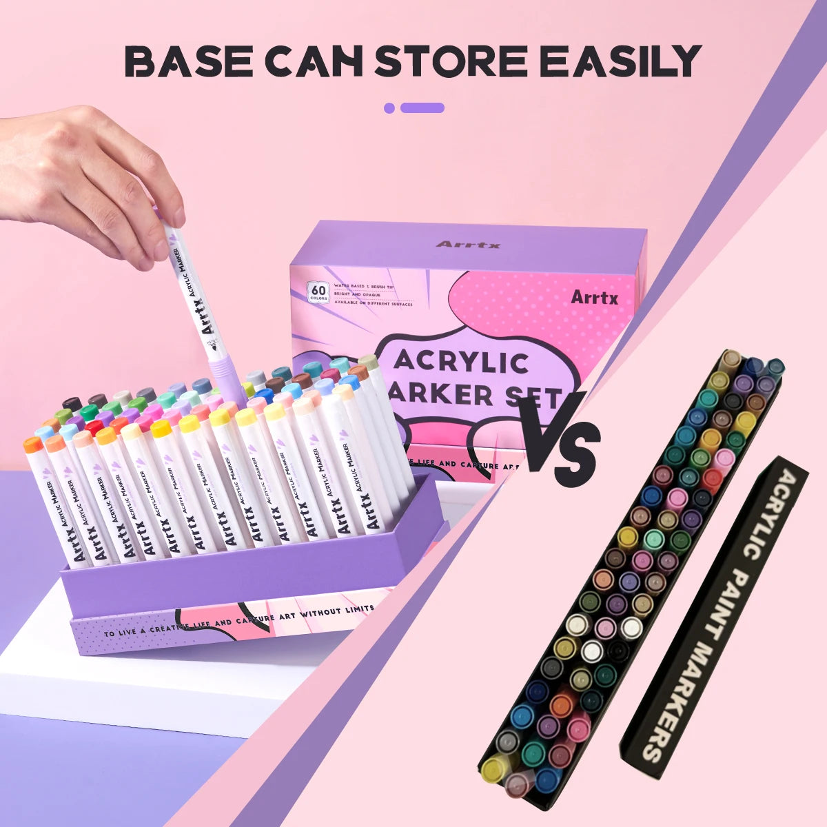 Arrtx 60 Colors Paint Markers