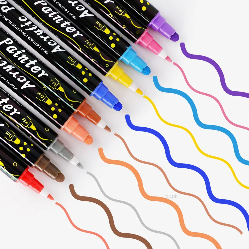 duocraft pens- double tip - for stationery and fabrics