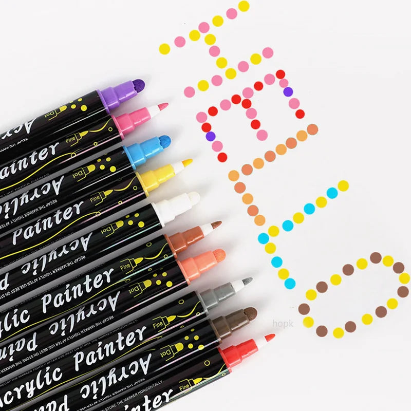 duocraft pens- double tip - for stationery and fabrics