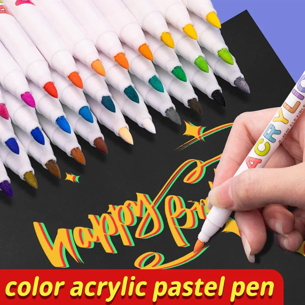 Acrylic Marker Set Brush Pens